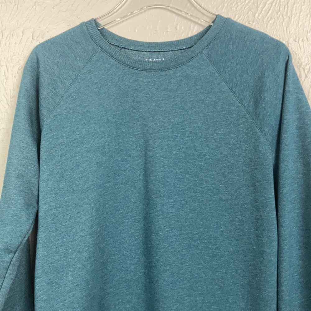 Time And Tru Dark Teal Long Sleeve Pullover Size M - Picture 3 of 6
